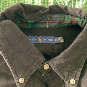 Beautiful Men’s Polo by Ralph Lauren, Black Flannel size XL.